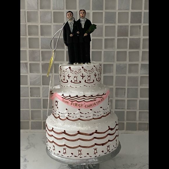 CODY FOSTER NWT Our First Christmas  GROOMS Ornament - Picture 1 of 6